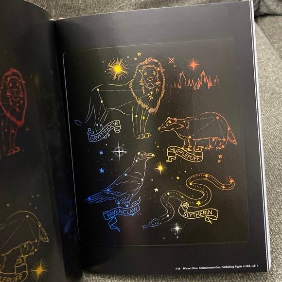 Harry Potter World of Stickers Hardback Book Hardcover Art From Wizarding World - Picture 7 of 14